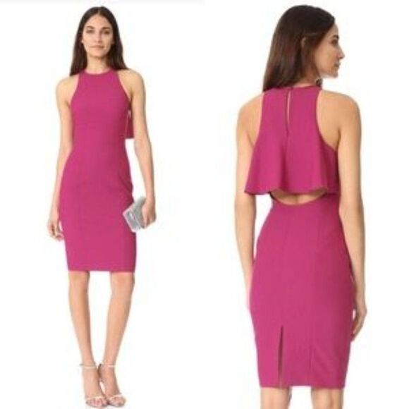 Cinq a Sept Makenna Cocktail Cutout Dress Orchid Size 2 - Picture 1 of 7